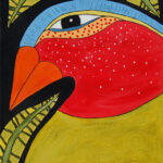 Wow Bird, Acrylic on Canvas, 20" x 24"