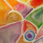 Day 151: Abstract in Watercolor on Watercolor Paper
