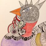 354-rooster-zen-sharpie-and-watercolor-bristol